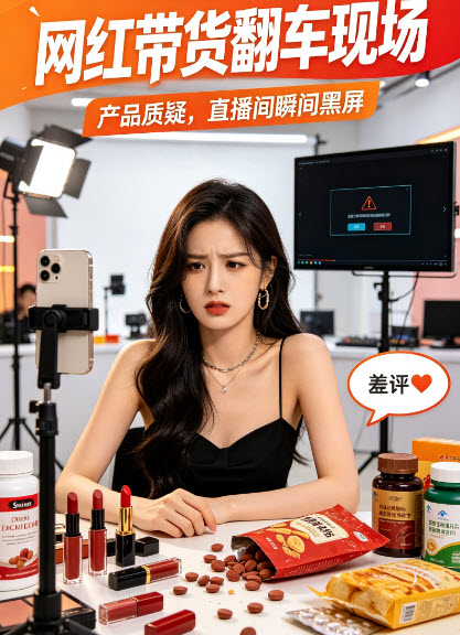 吃瓜网爆料：网红带货翻车现场